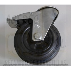 Rueda Giratoria con Freno 125/37.5-50