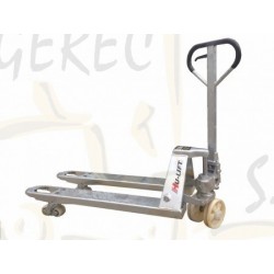 TRANSPALETA MANUAL GALVANIZADA 1150X530MM