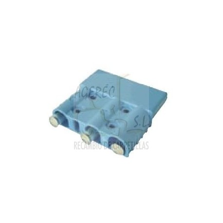 CONECTOR AZUL TRIPOLAR