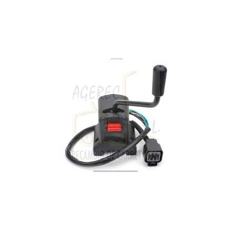 INVERSOR CON BOTON ROJO